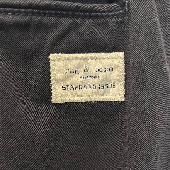 rag & bone standard issue Black Slim Fit Chinos - 34 - Picture 6 of 9